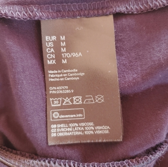 H&M short sleeve wrap front romper size M - Picture 11 of 12